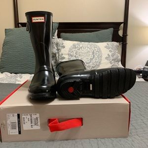 Hunter women’s original short gloss boots